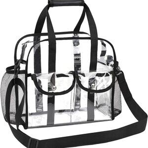 Transparent waterproof clear tote bag 12 x12 x6